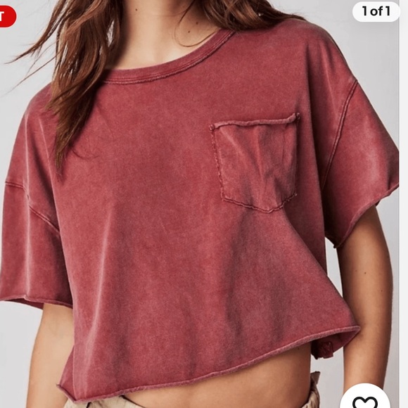 NWT free people fade into you tee MSRP $48 - Picture 3 of 4